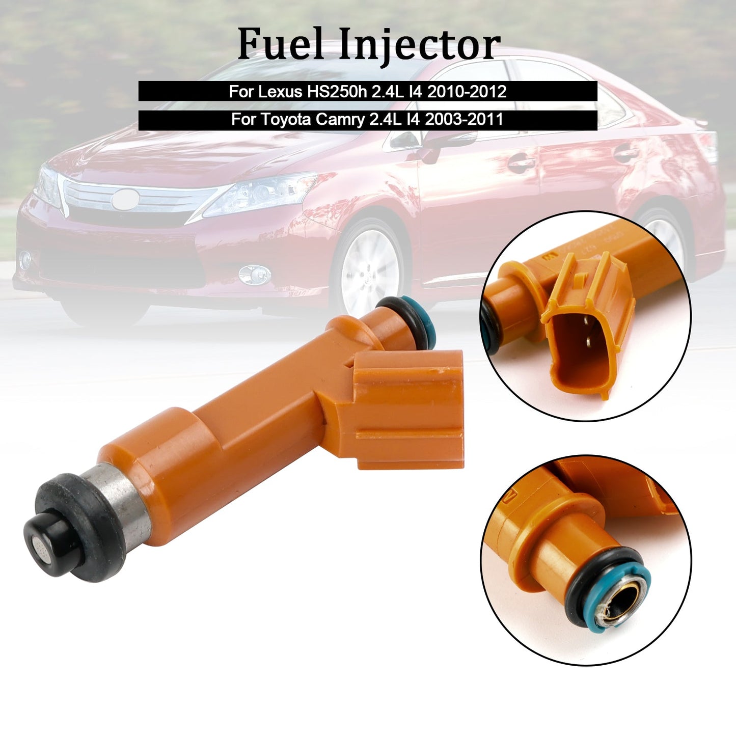 2010-2012 Lexus HS250h 2.4L I4 Fuel Injector 23209-0H050 23209-28060 297500-0680