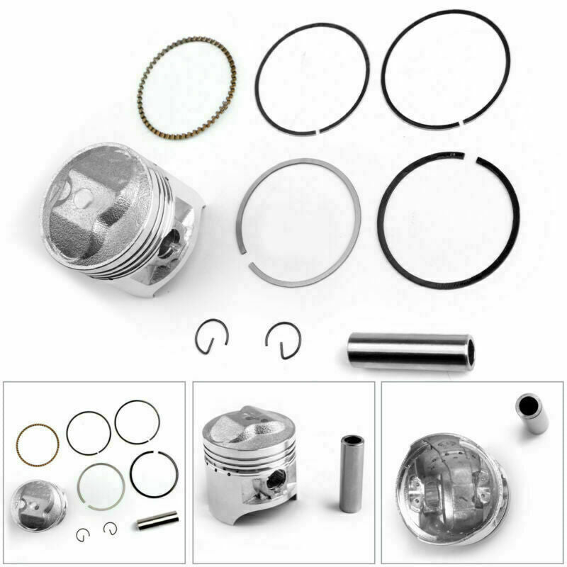 Kit de pistón - Diámetro interior estándar: 57,00 mm. Compatible con Suzuki GS125, DF125, DR125 y GN125.