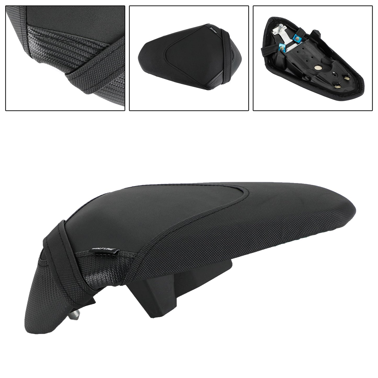 Selle arrière plate pour passager arrière, verte, pour Kawasaki Ninja 400 Z400 18-22