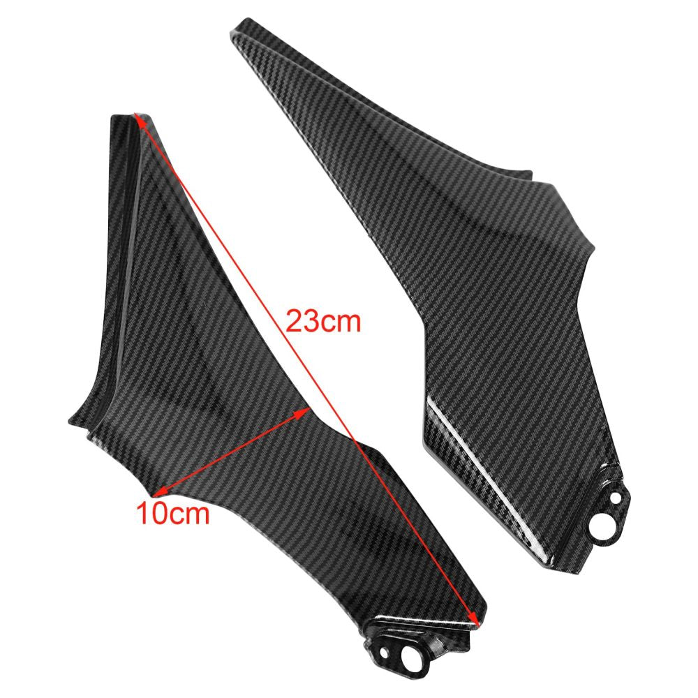 Housse de siège latérale en cuir verni pour Kawasaki Z900 2017-2019