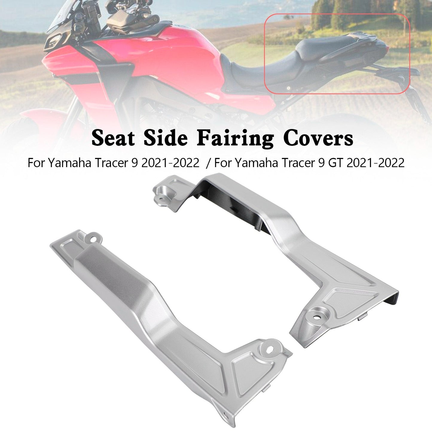 Carénages latéraux de selle arrière pour Yamaha Tracer 9 GT 2021-2022