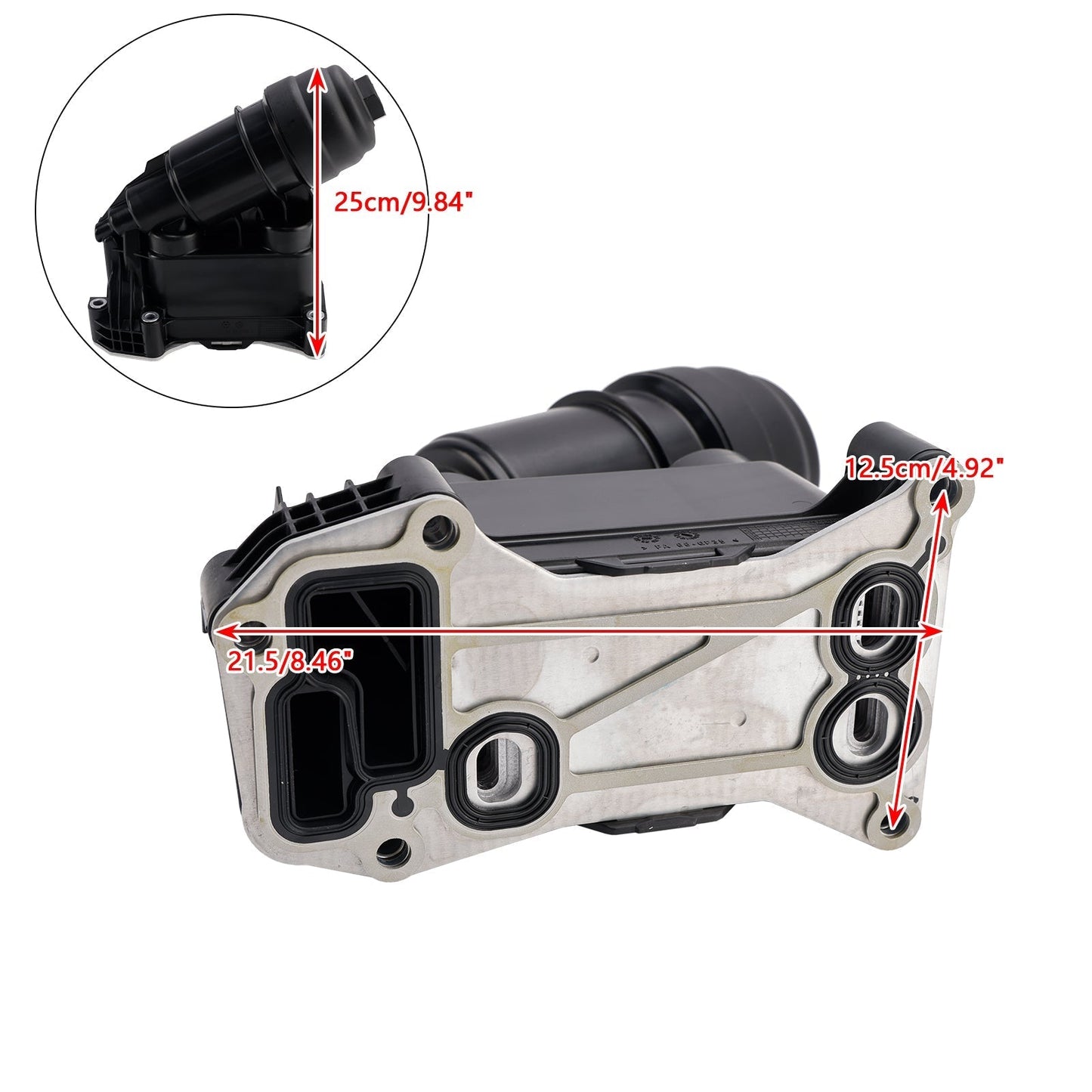 Boîtier de filtre à huile 7800066 11427800066 pour BMW Série 5 F10 2010-2016
