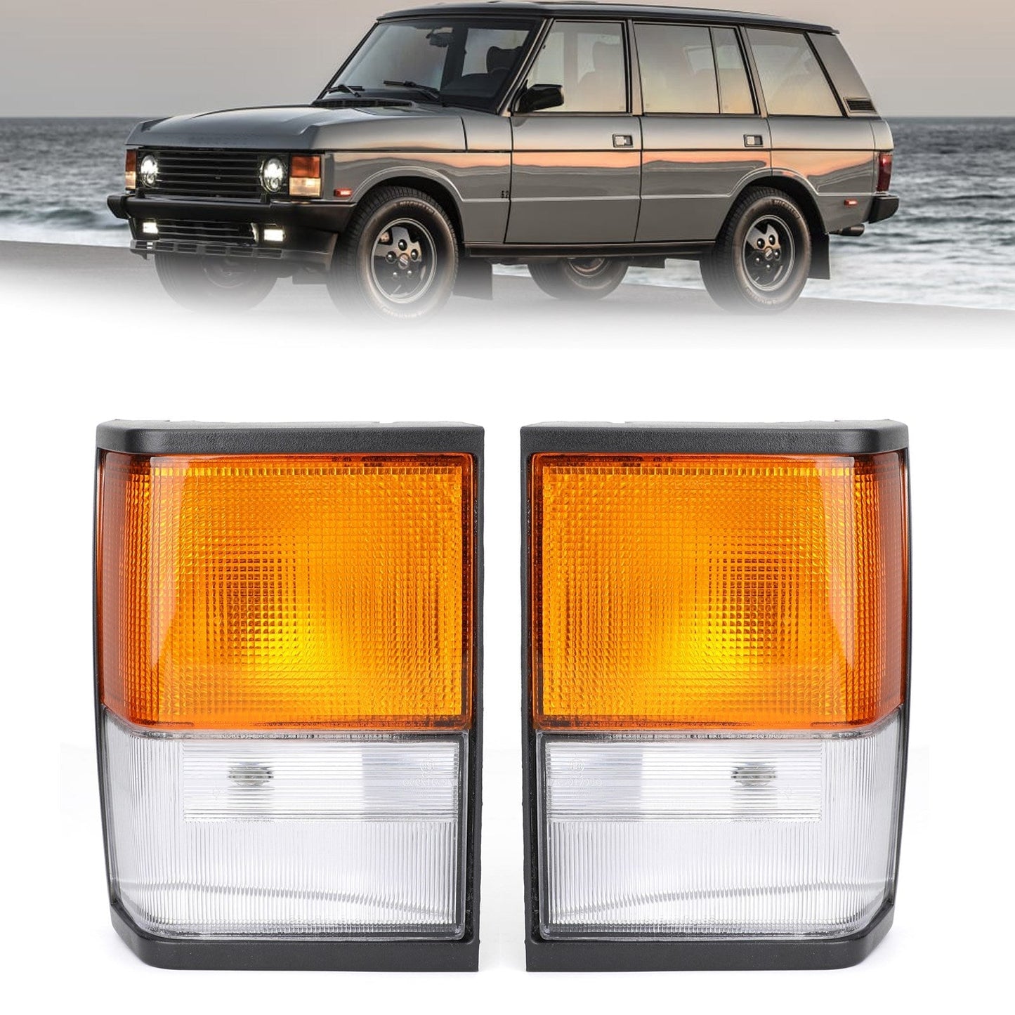 Feux d'angle neufs et transparents pour Land Rover Range Rover Classic 1987-1995