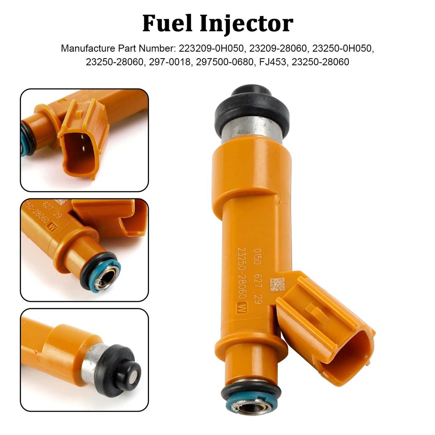 2010-2012 Lexus HS250h 2.4L I4 Fuel Injector 23209-0H050 23209-28060 297500-0680