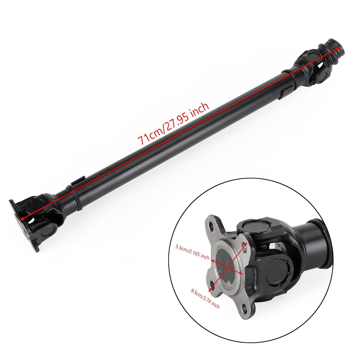 For BMW X6 E71/E72 2007-2014 710mm Front Propshaft 26208605866 26207597649 Fedex Express