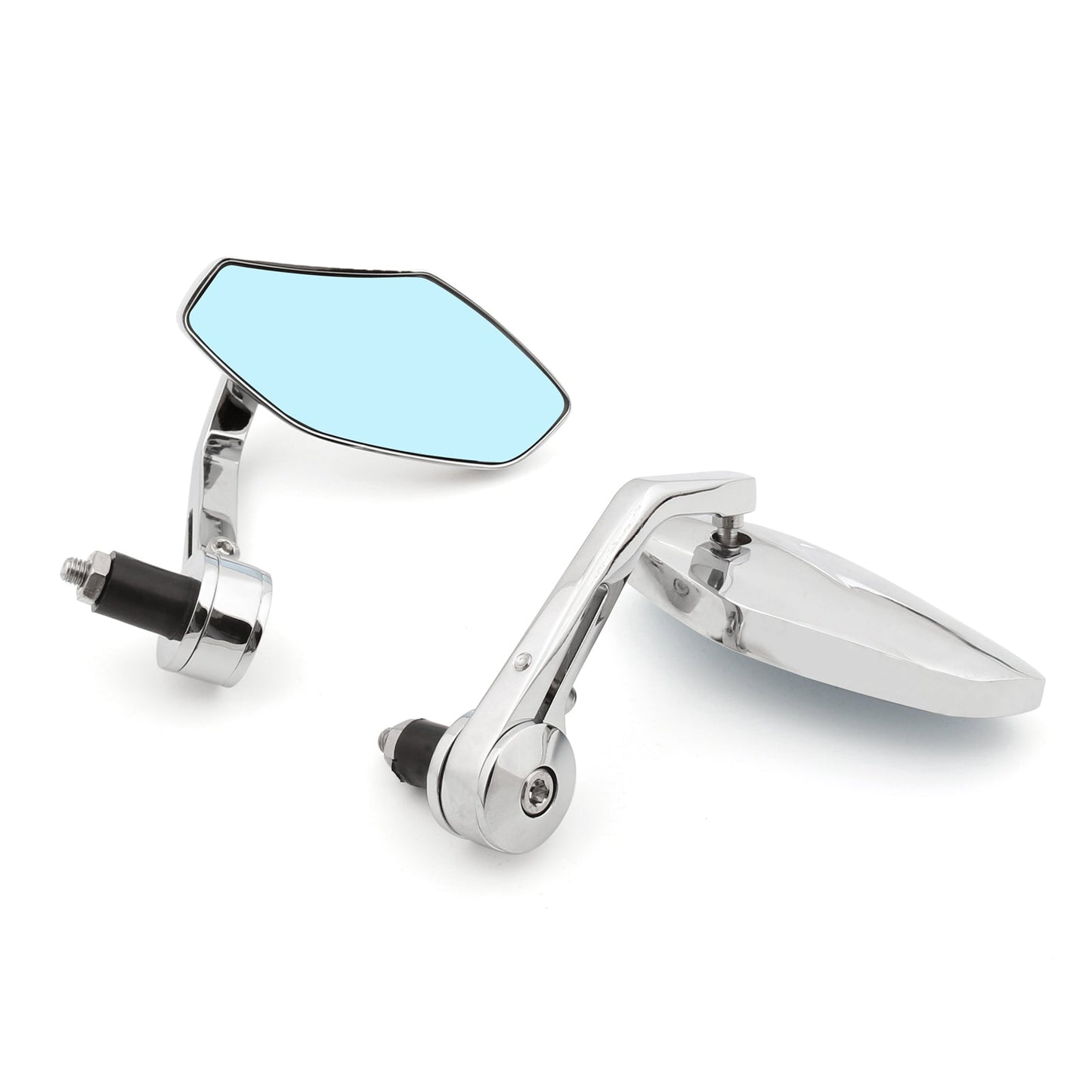 Rétroviseur latéral en aluminium de 7/8" et 1" pour guidon de moto