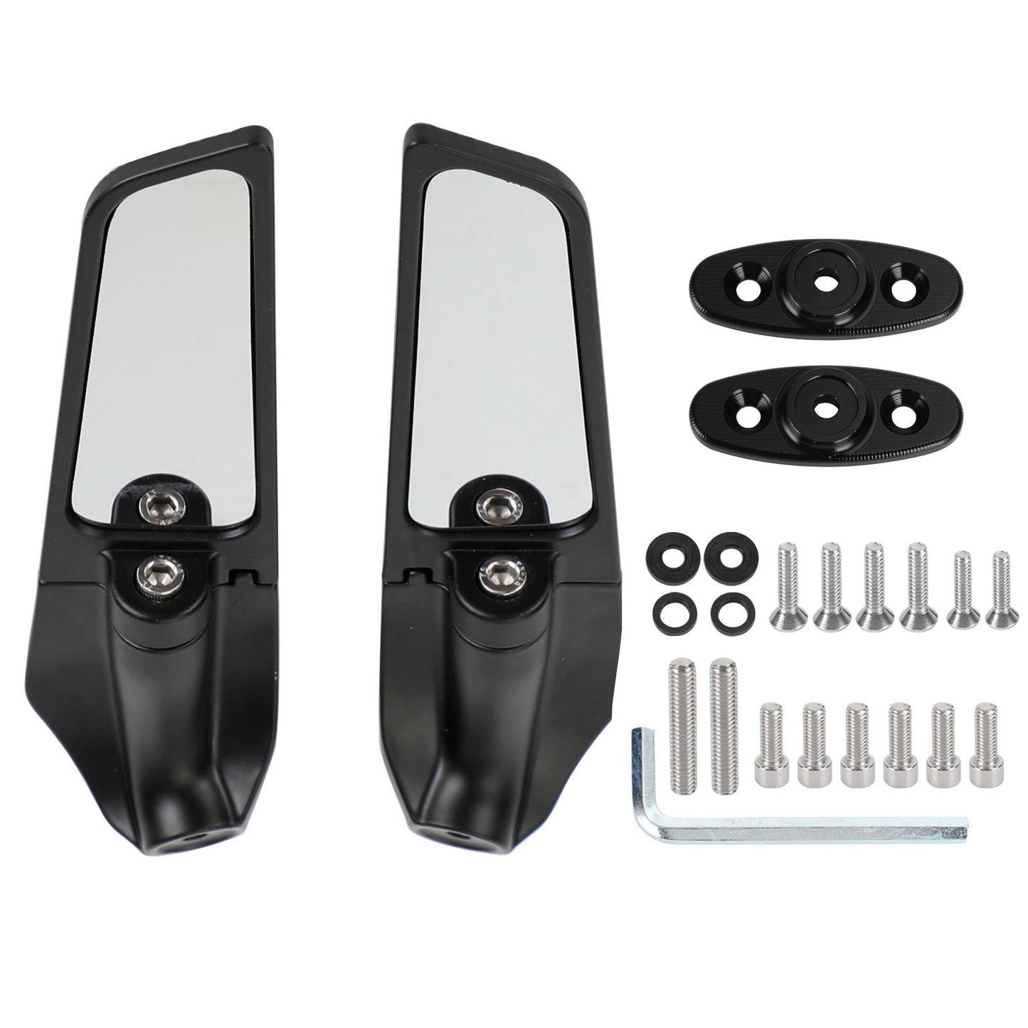 Rétroviseurs réglables à aileron pour Suzuki GSXR 600/750 01-16 GSXR 1000 2000-2019