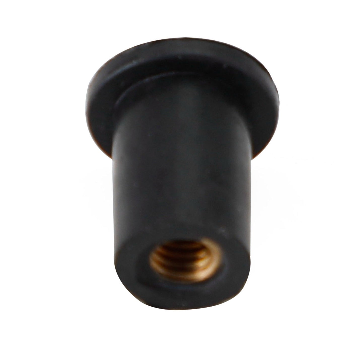 Lot de 100 écrous de puits en caoutchouc pour pare-brise et carénage, en laiton M4, 4 mm, pour moto et vélo
