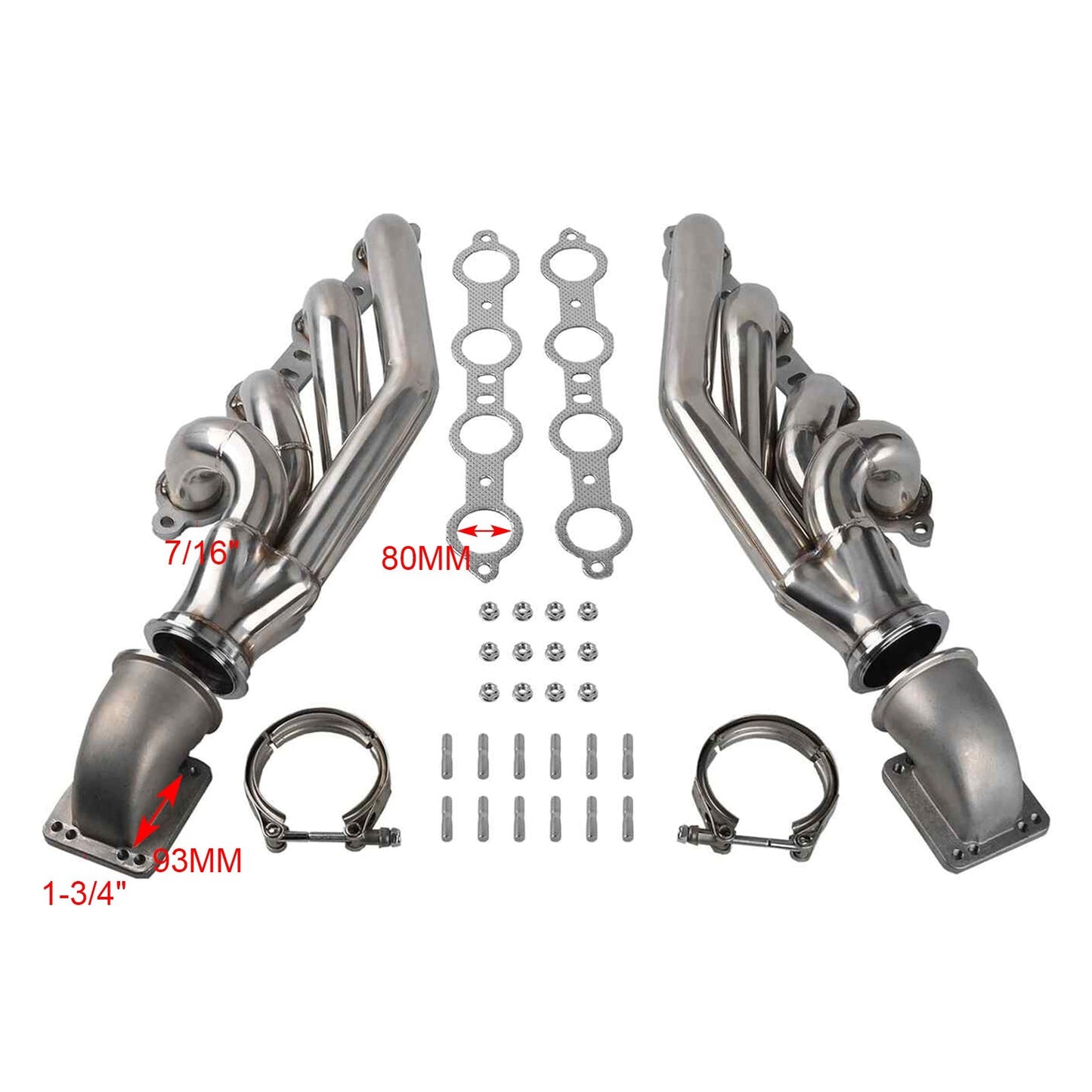 Petit bloc V8 LS1/LS2/LS3/LS6 LSX 4,8 L 5,3 L 5,7 L 6,0 L 6,2 L Turbo Collecteur d'échappement