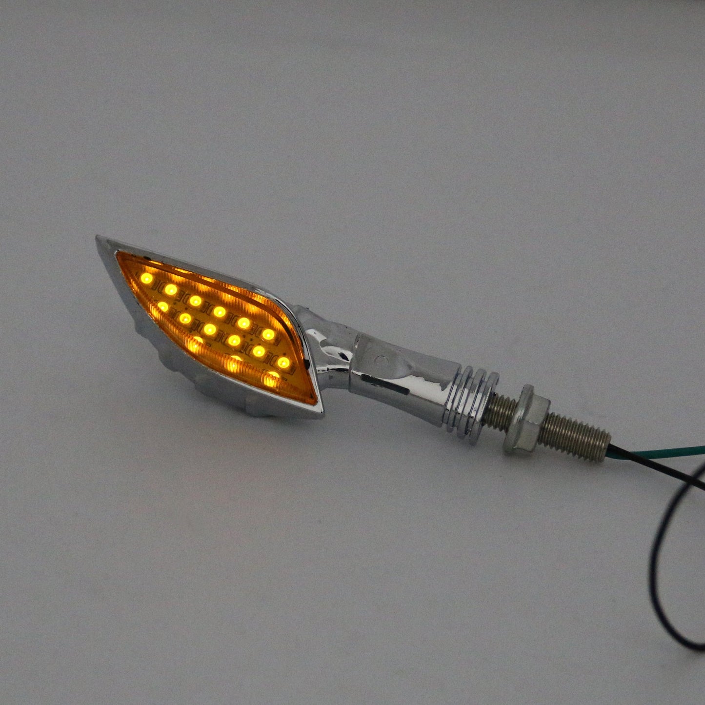 Clignotants LED universels à main squelette pour moto