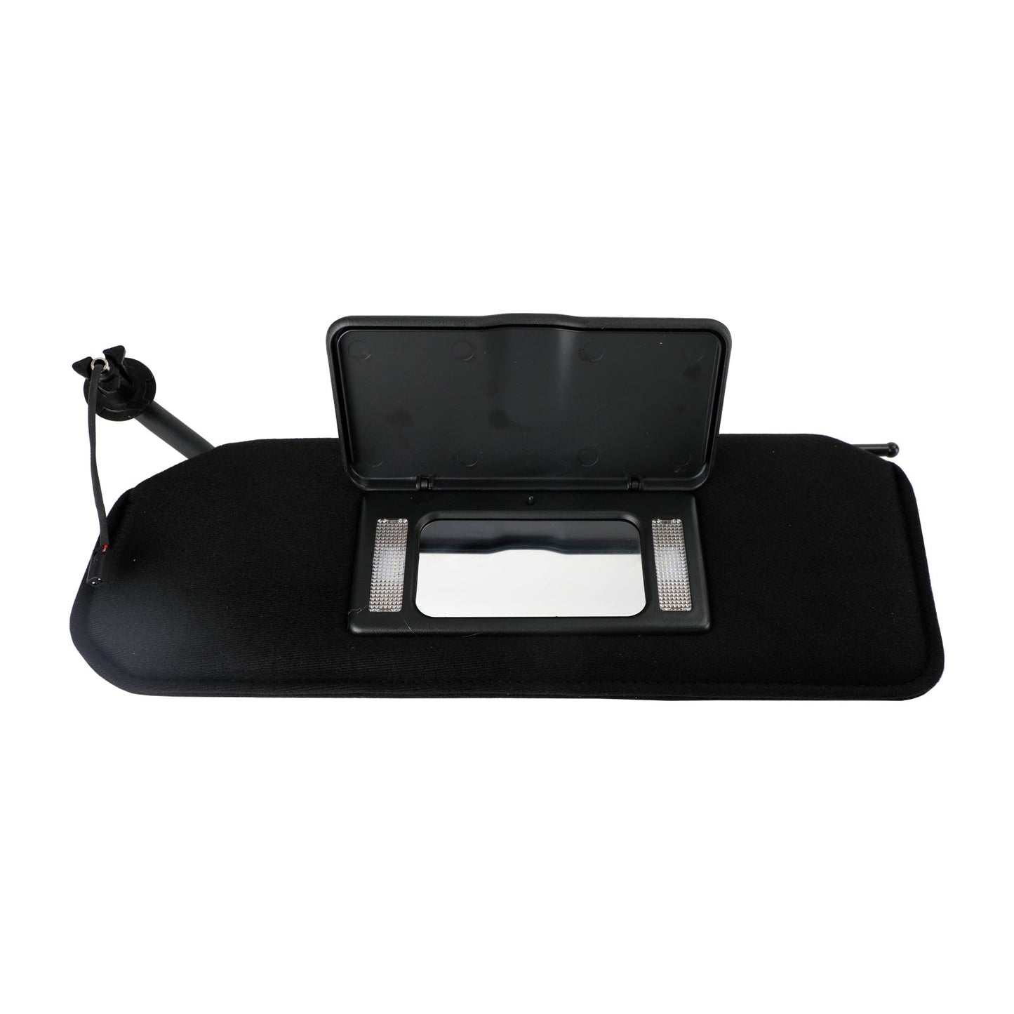 Paire de pare-soleil noirs avec miroir de courtoisie pour Corvette C5 8 cylindres, 5,7 L, 1997-2004, 10442033 et 10442034