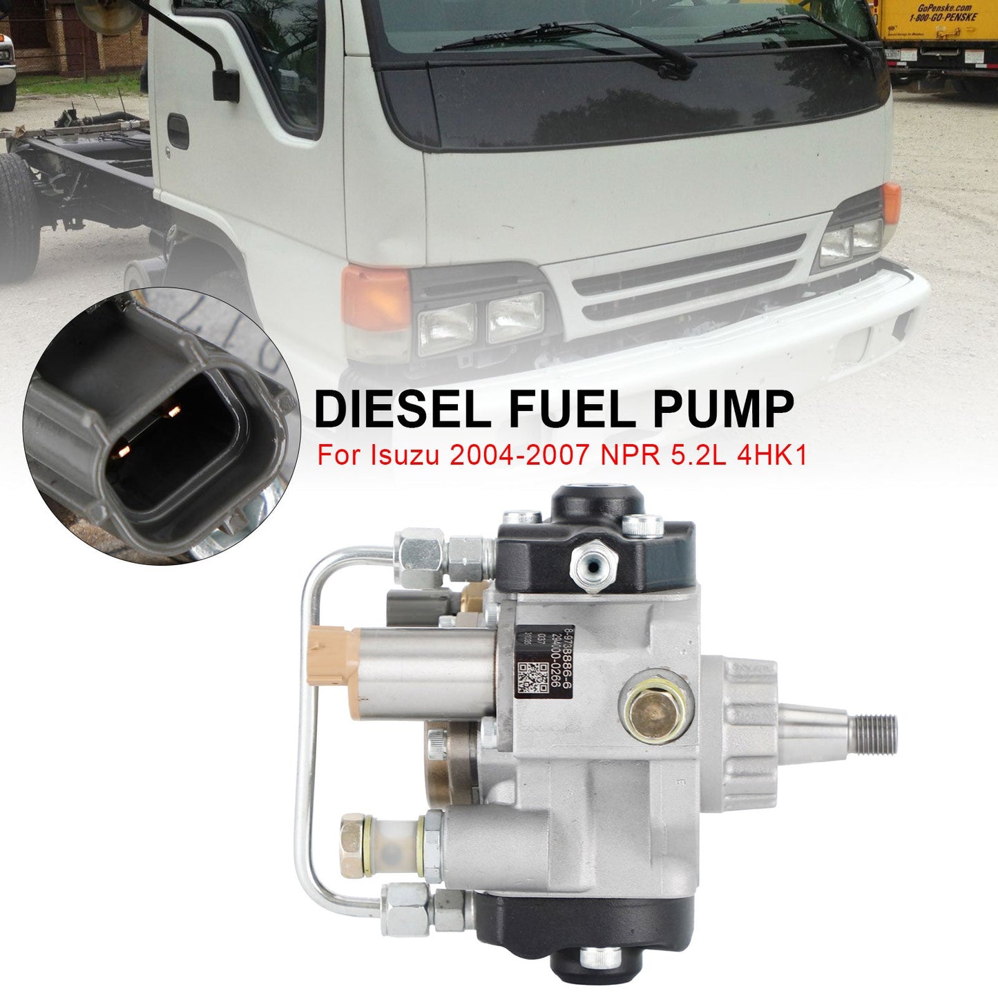 Isuzu 2004-2007 NPR 5.2L 4HK1 Diesel Fuel Pump 294000-0266 2901238860 97328886