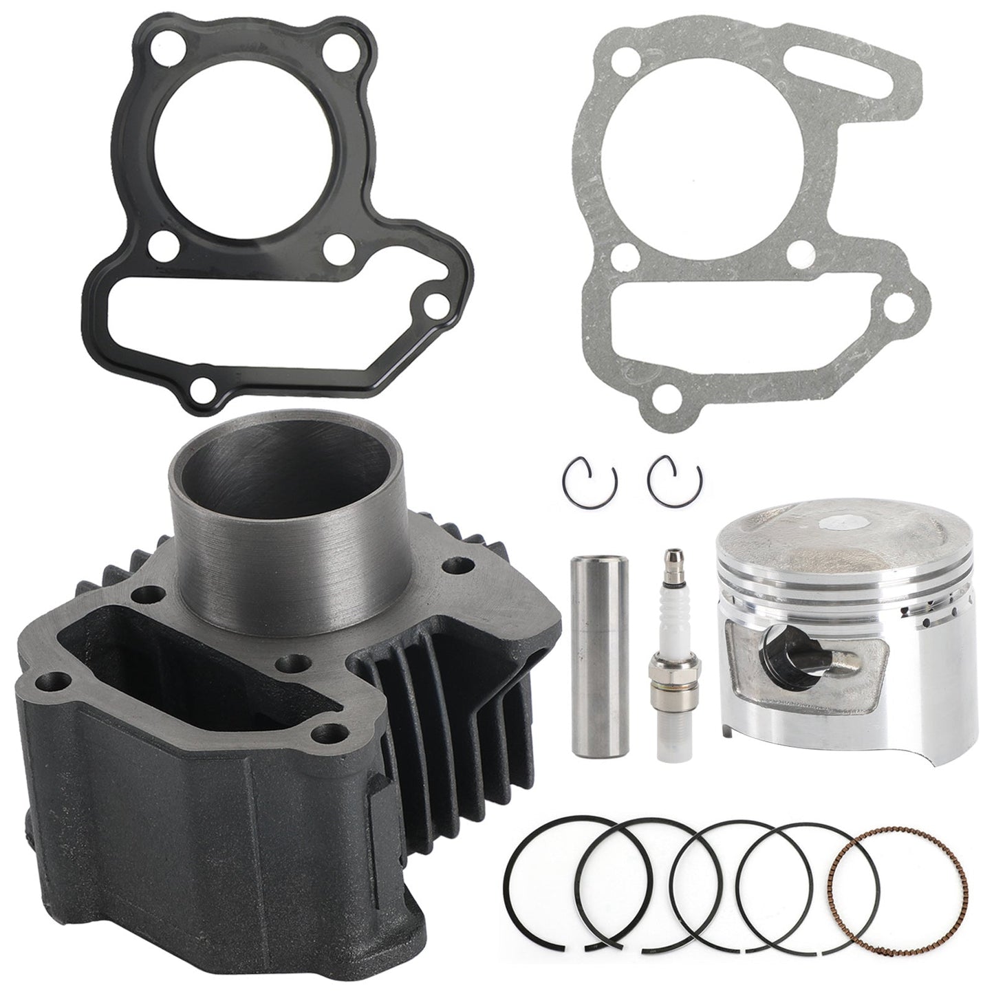 Kit de juntas y anillos de pistón para cilindro de 47 mm y 79 cc (1985-2001) 22K-11311-02-00 (Yamaha STD) para Badger 80 YFM80