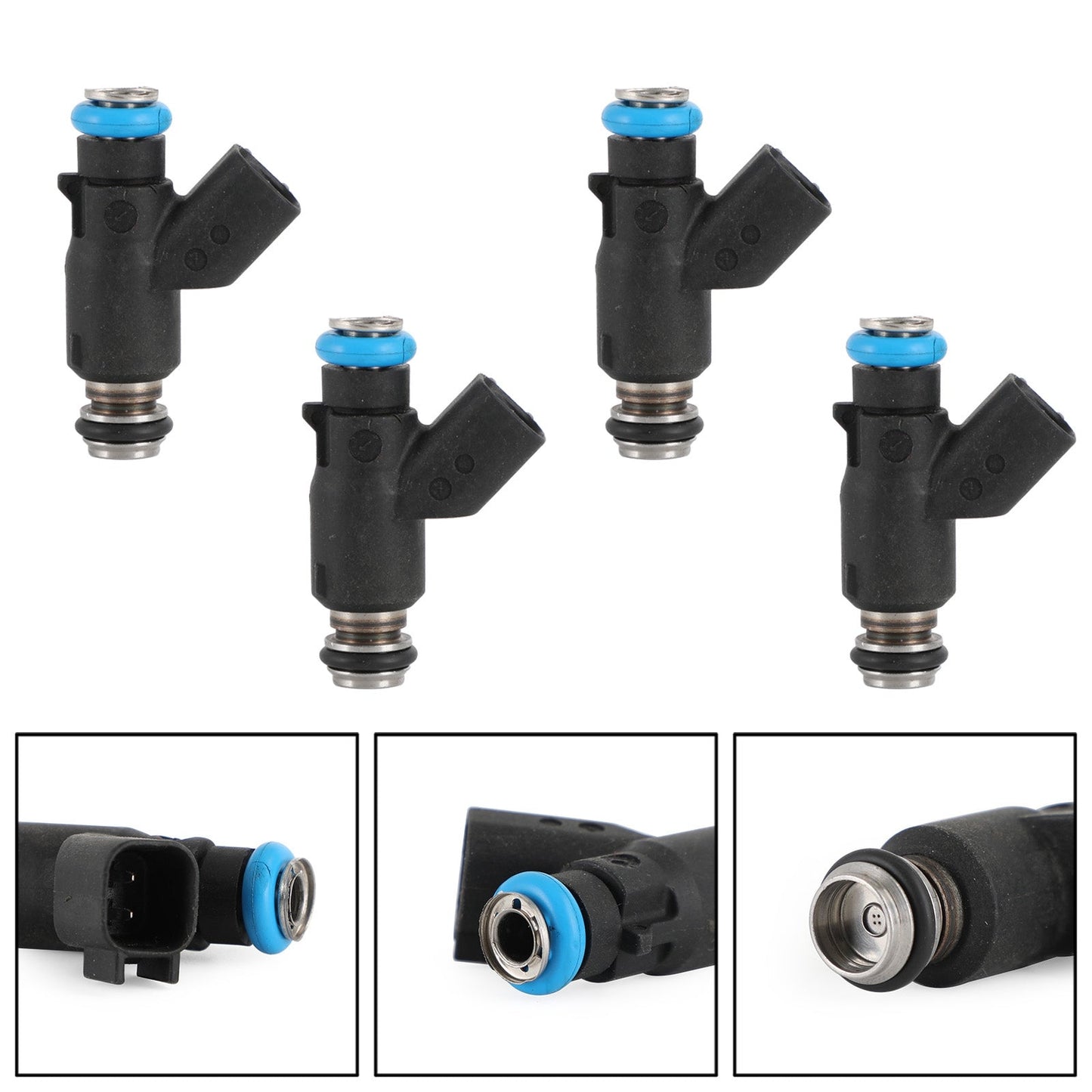 4 inyectores de combustible 96487553 compatibles con Chevrolet Aveo Aveo5 06-08 Pontiac Wave Wave5