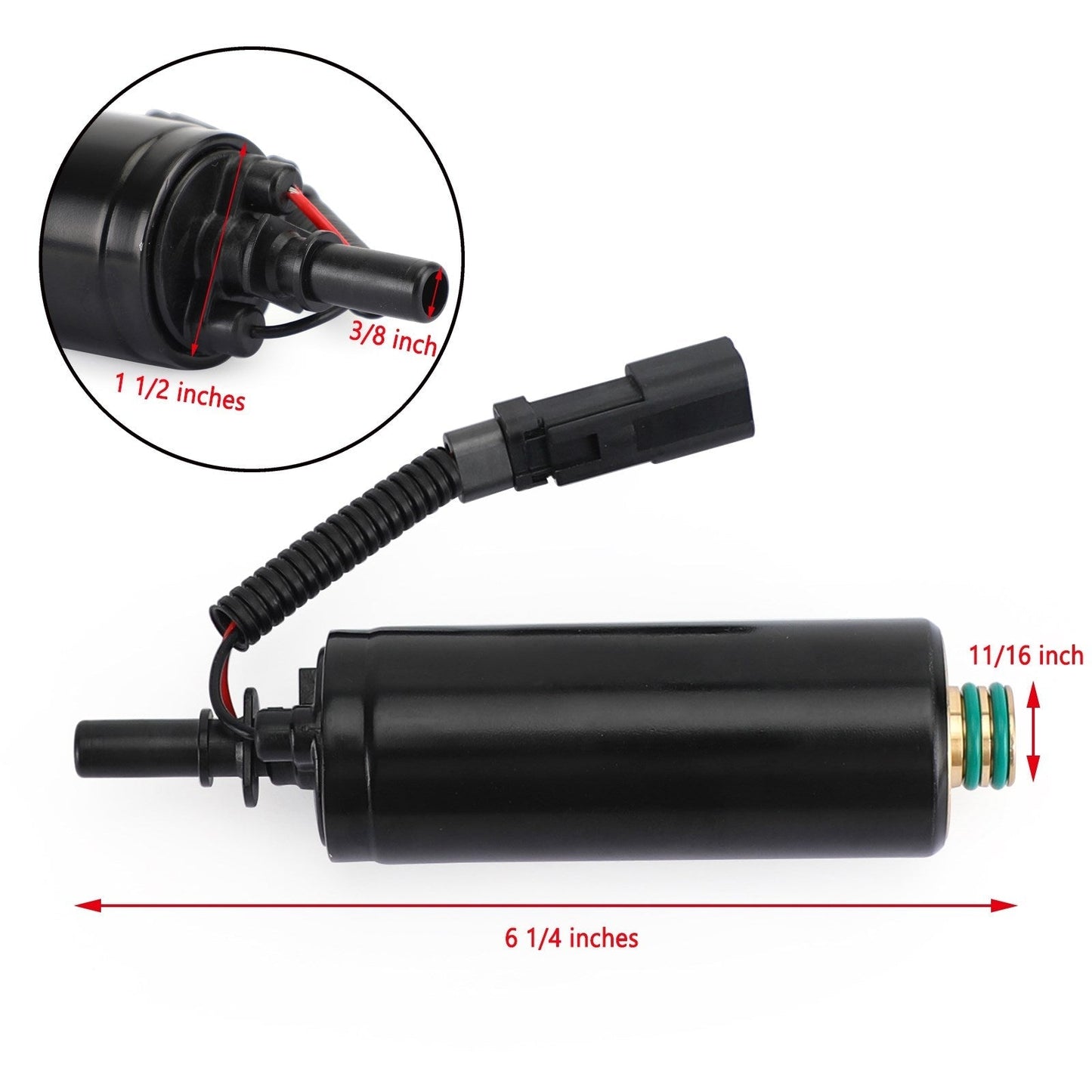 Pompe à carburant adaptée pour Johnson/Evinrude E-MFX 25 po. 175hp 2004-2005 E-FPL FIHT / DI 20 In. 75hp 2002-2003 Assosaire