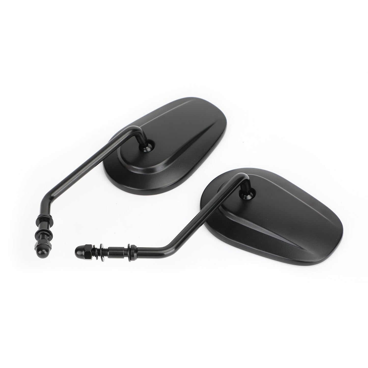 Paire de rétroviseurs chromés pour Harley Road Street Glide Softail XL883 1200