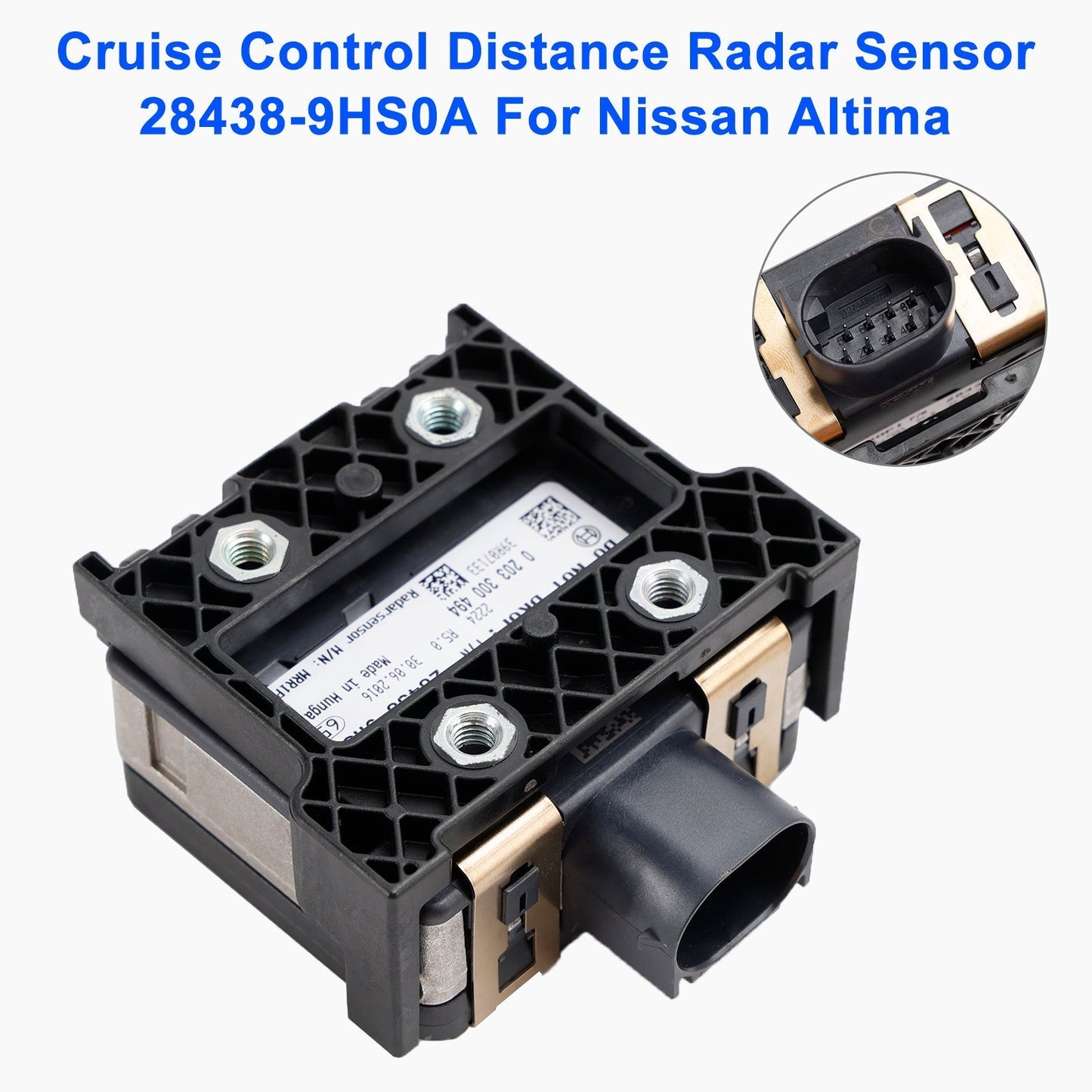 2016-2018 Nissan Altima Cruise Control Distance Radar Sensor 28438-9HS0A