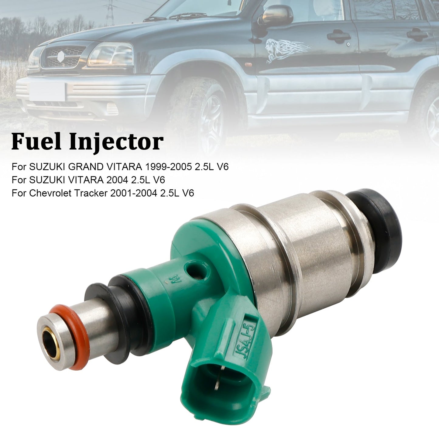 2004 SUZUKI VITARA 2.5L V6 Fuel Injector 15710-67D00 JS4J-5