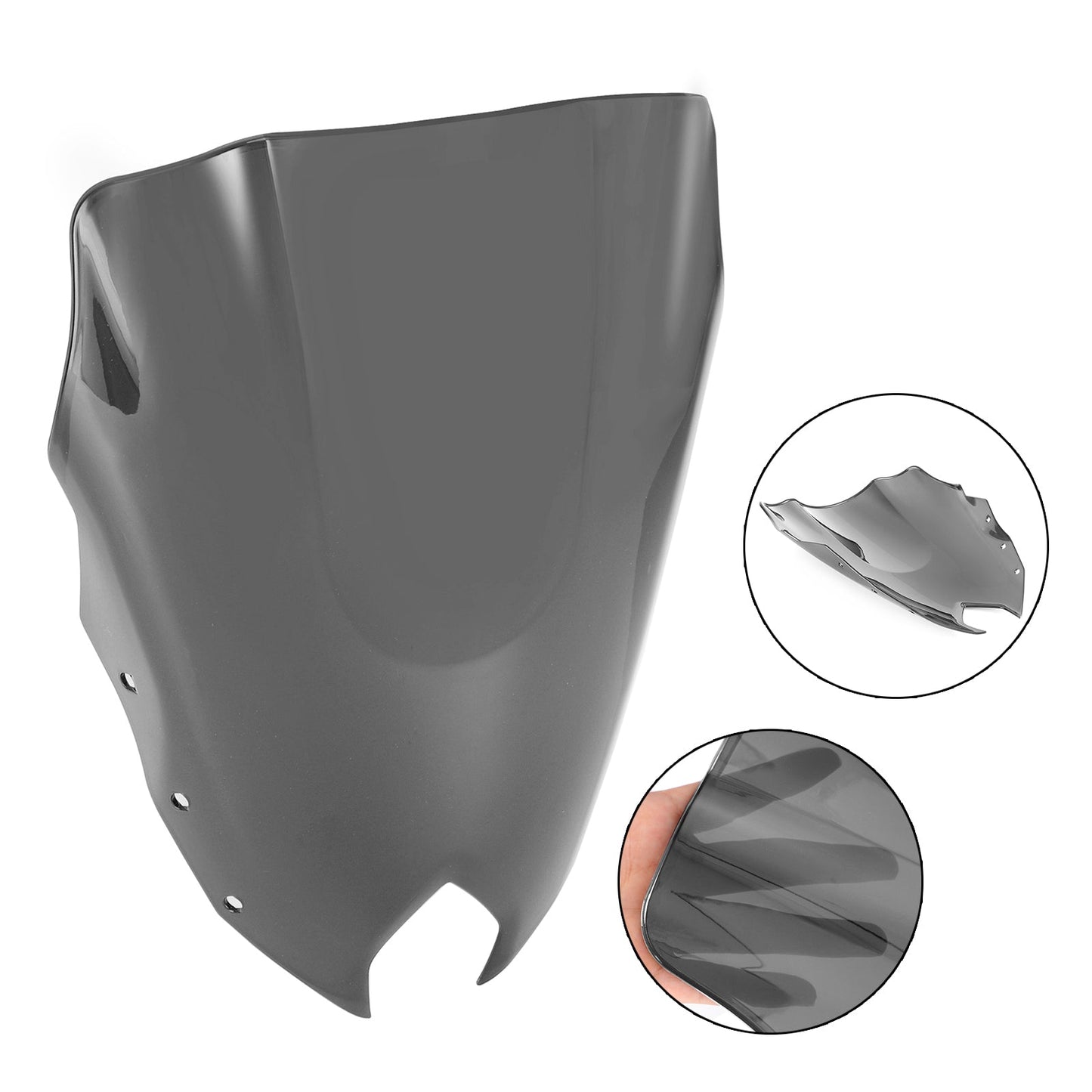 Pare-brise de moto ABS pour Yamaha FZ6R FZ-6R FZS600 2009-2015