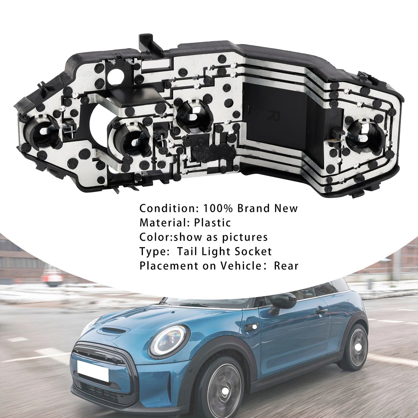 Support d'ampoule de feu arrière pour Mini Cooper F55 F56 F57 2014-2021, pièce 63217361305 61132359993