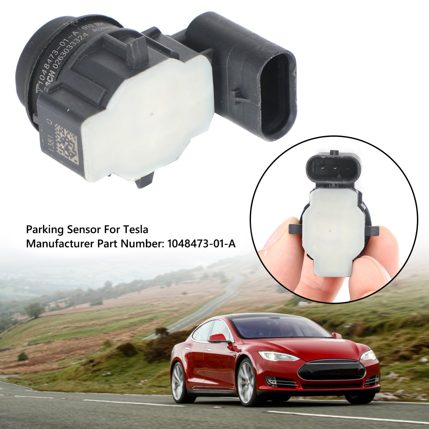 Capteur de stationnement PDC à ultrasons pour Tesla Model SX 2014-2016 1048473-01-A