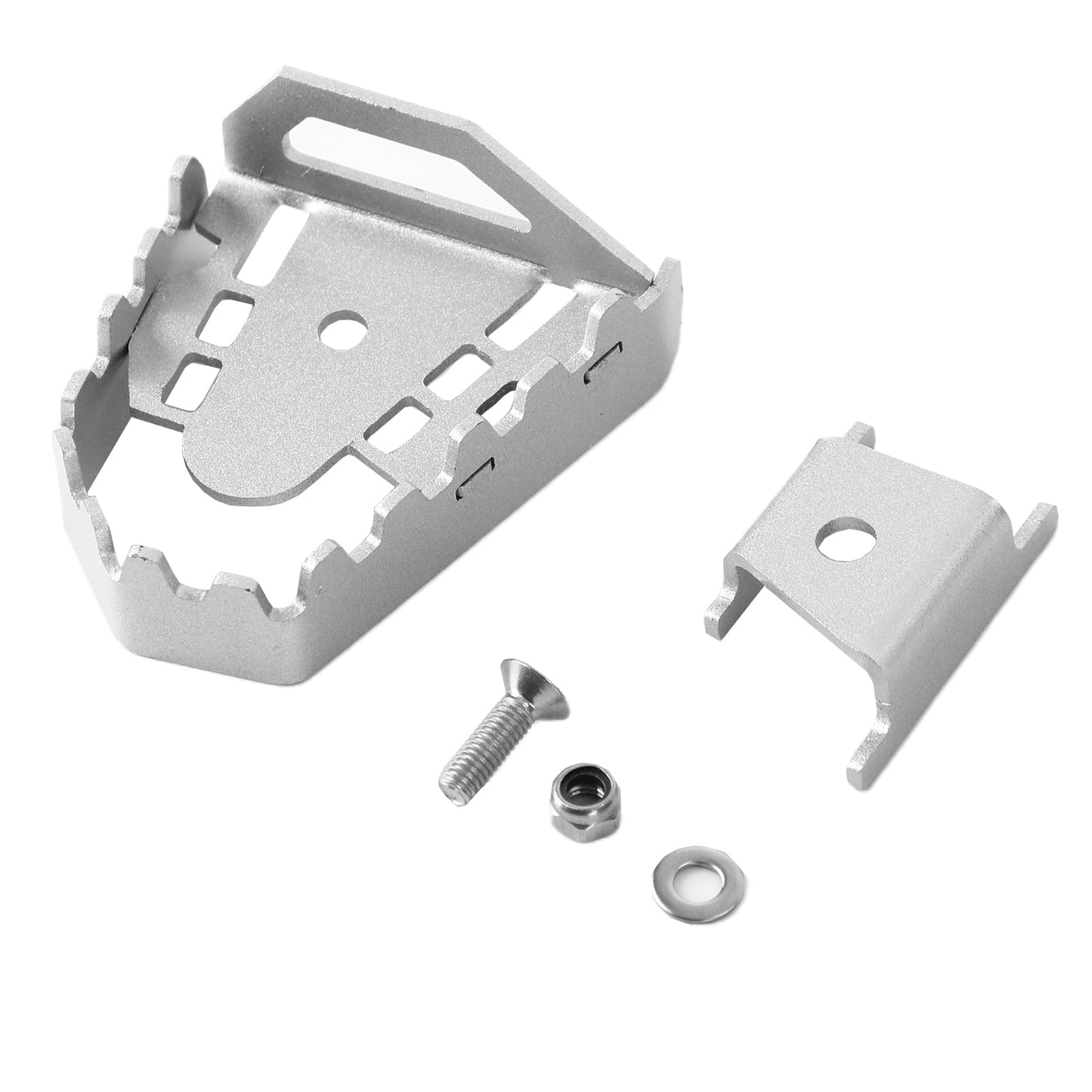 Extensión de pedal de freno de aluminio para F850Gs y F750Gs (08-16, 09), color plateado