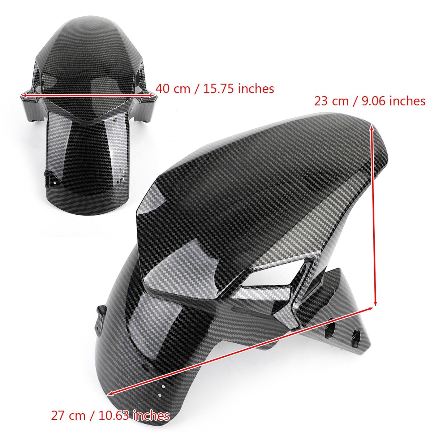 Motorcycle Front Fender Tire Hugger Mudguard for KAWASAKI Z900 2017-2023 Carbon