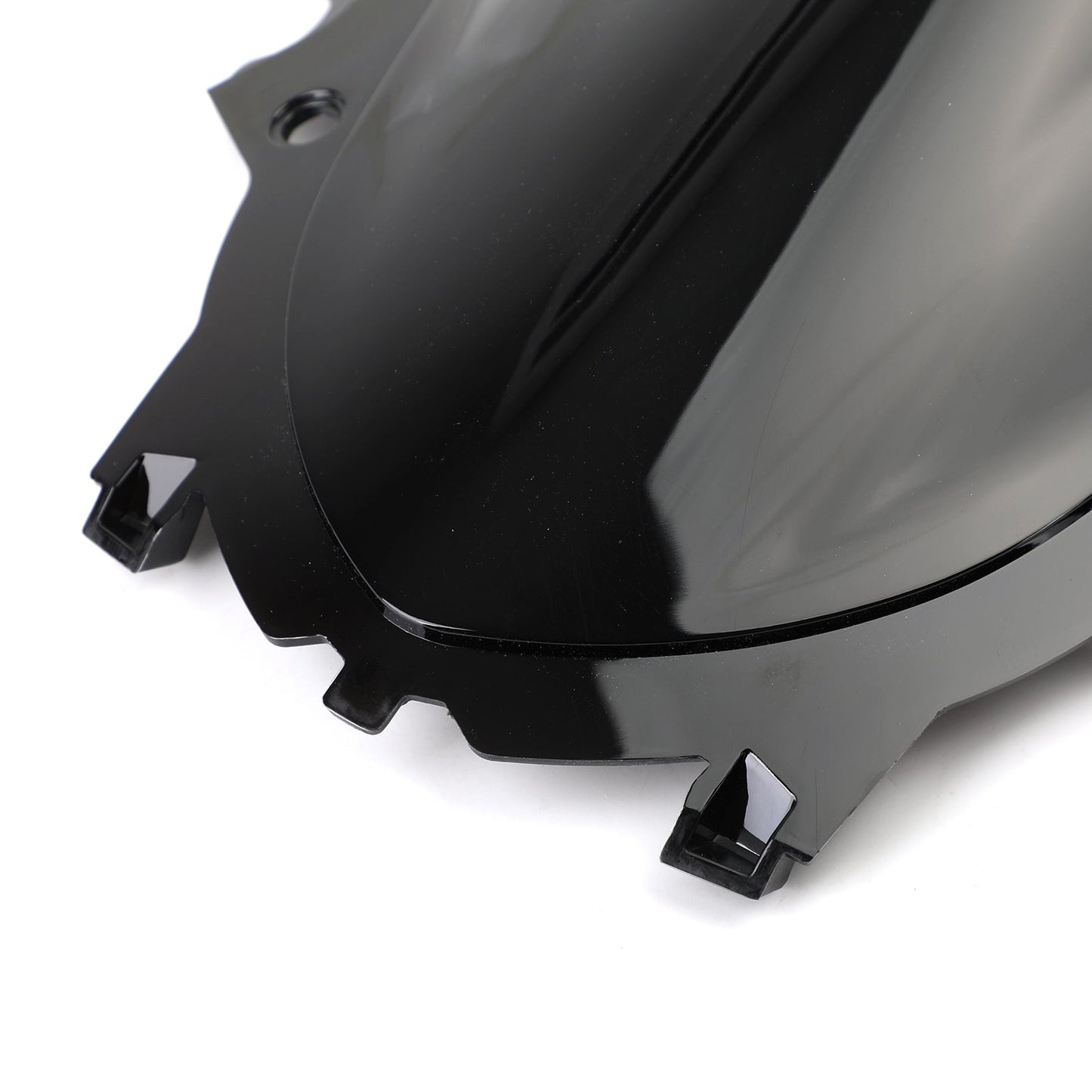 Pare-brise moto en plastique ABS noir pour Yamaha YZF R3 19-20