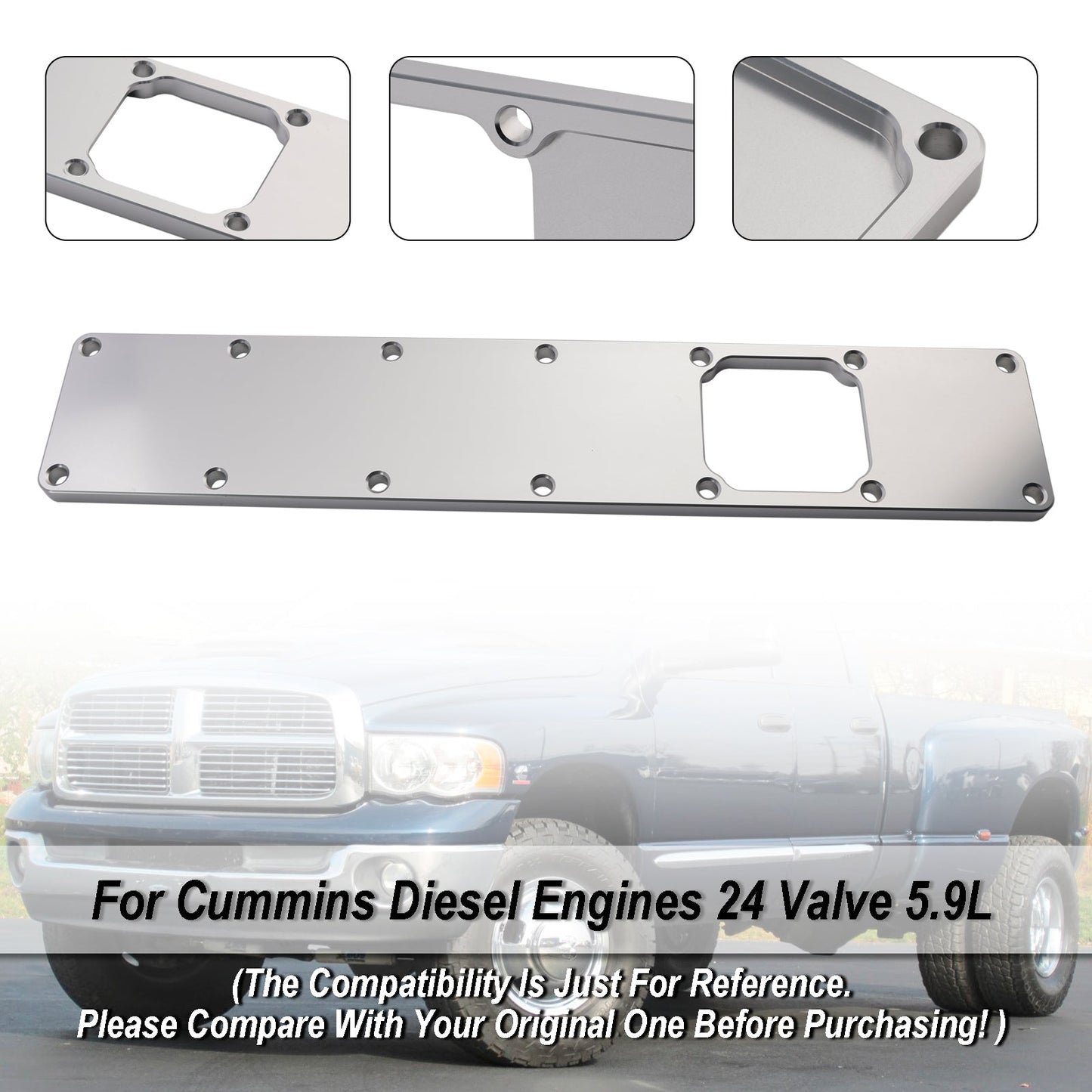 Dodge Ram Cummins 6BT Diesel 5.9L Intake Manifold Plenum Plate 24V 551714