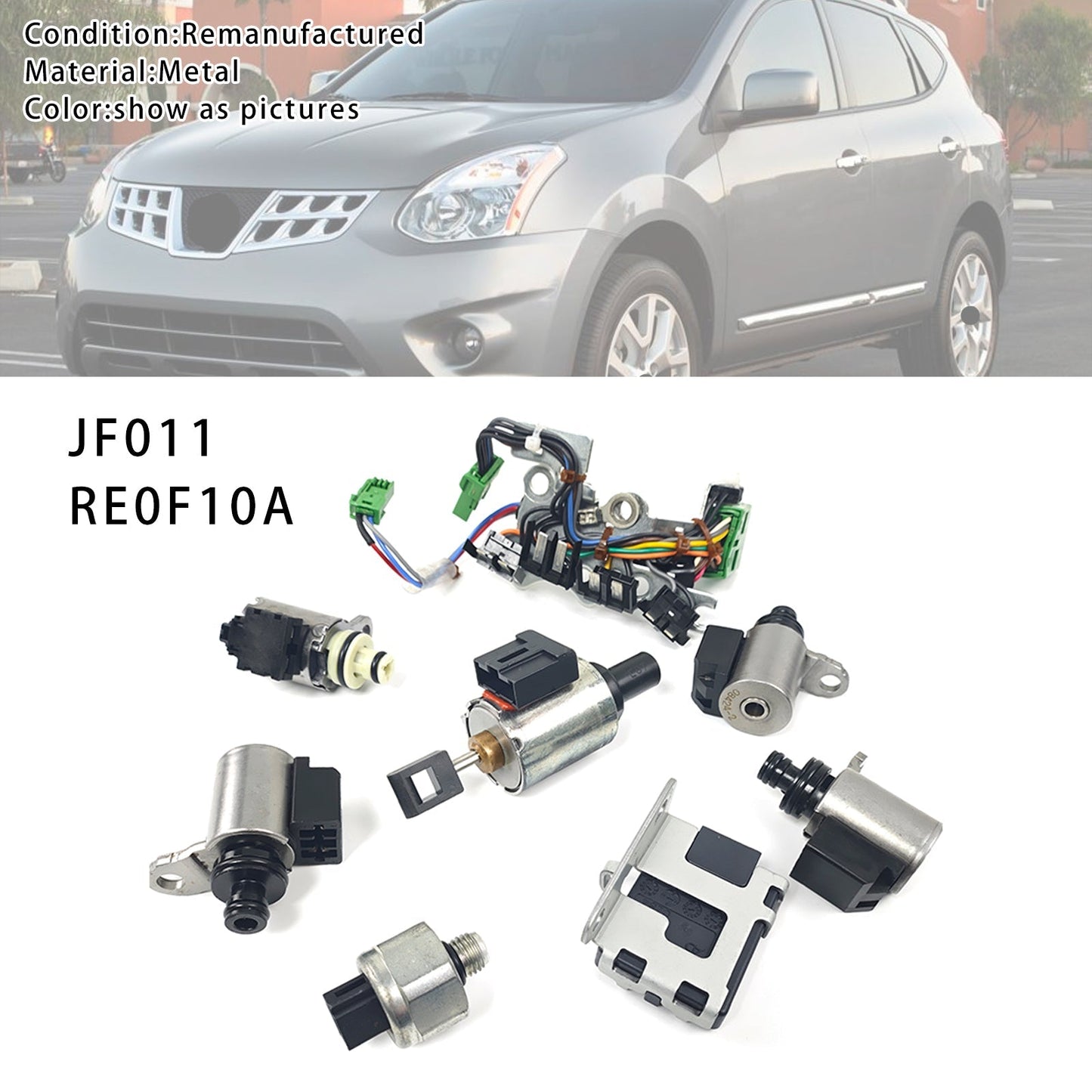 Kit d'électrovanne de transmission CVT pour Nissan Outlander L4 2.4L FWD/AWD F1CIA/W1C1A 2008-2010, un capteur, générique JF011