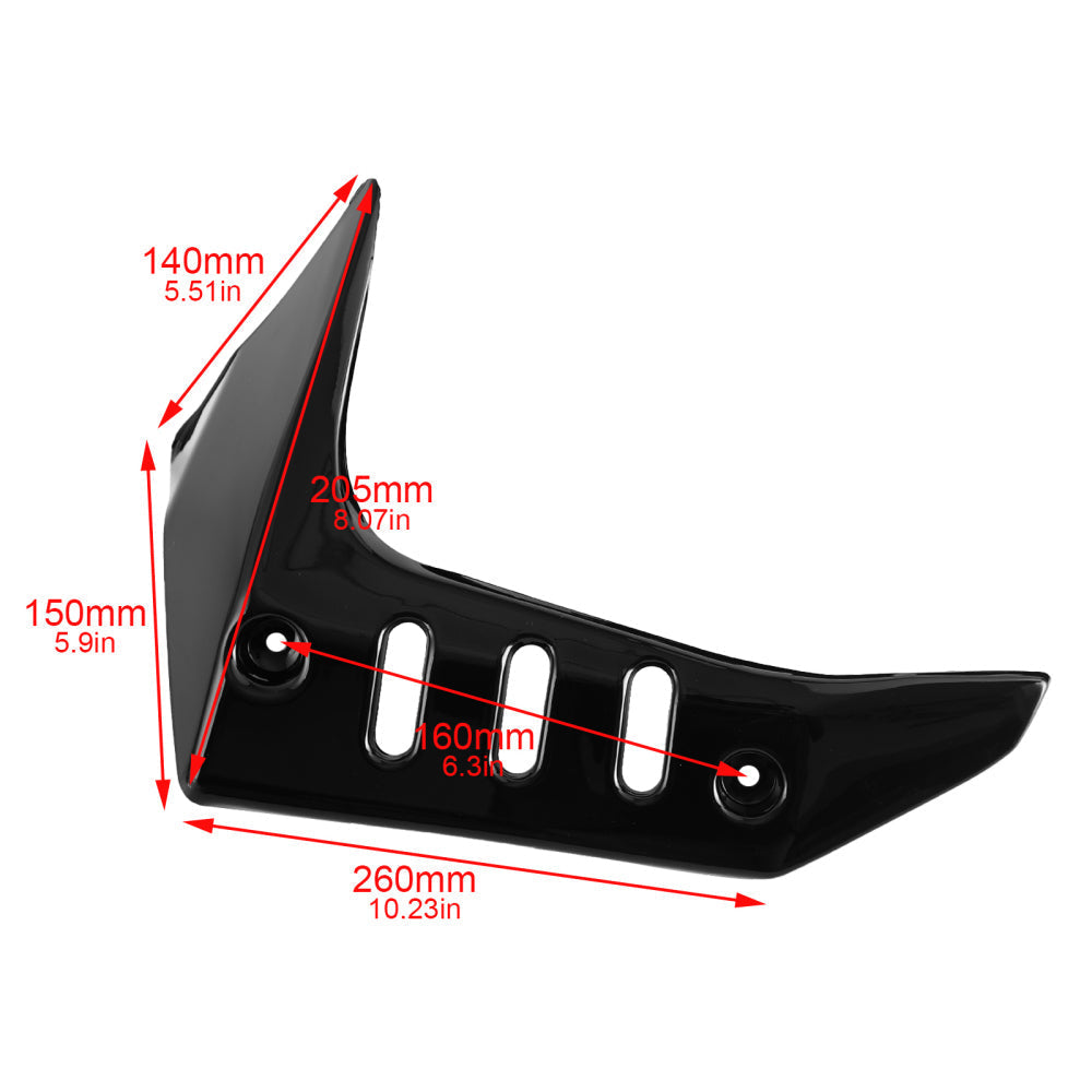 Motorcycle Radiator Cover Protector Panel For For Kawasaki Z750 2004-2007