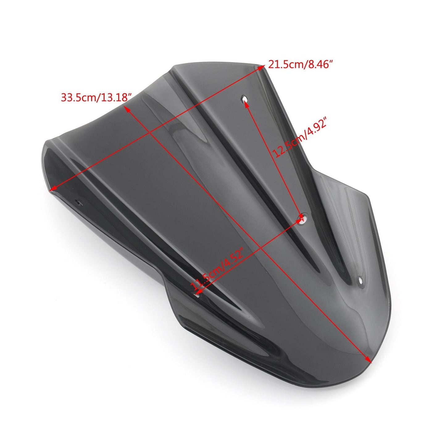 Pare-brise ABS avec support pour Kawasaki Z650 à partir de 2017