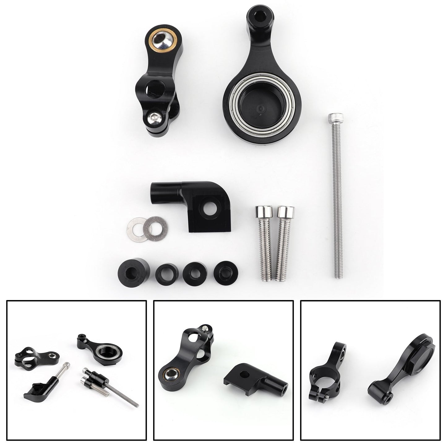 Stabilisateur d'amortisseur de direction pour Yamaha YZF R1 2008-2012 et R6 2006-2016