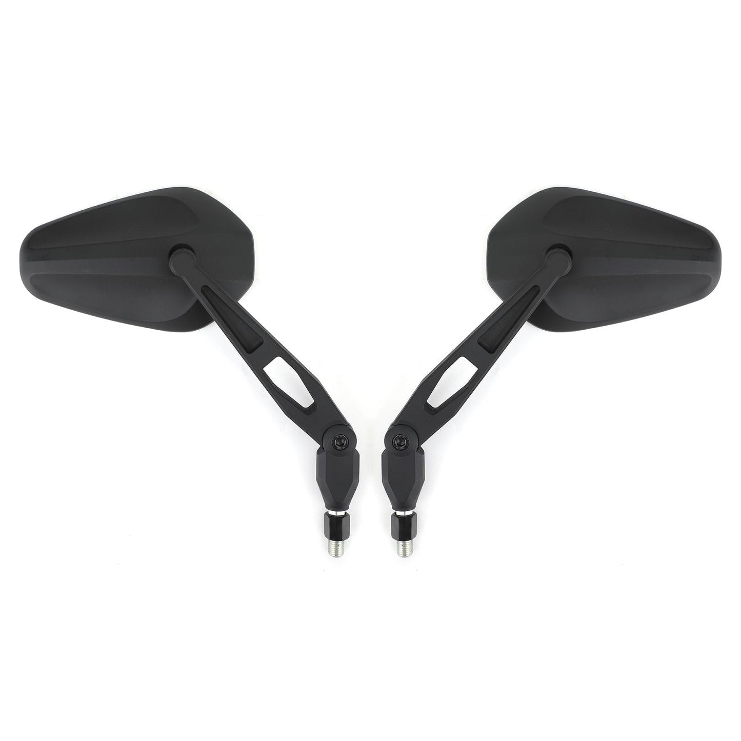 Paire de rétroviseurs universels M10 en nylon pour moto custom cruiser