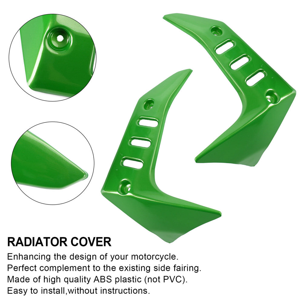 Motorcycle Radiator Cover Protector Panel For For Kawasaki Z750 2004-2007