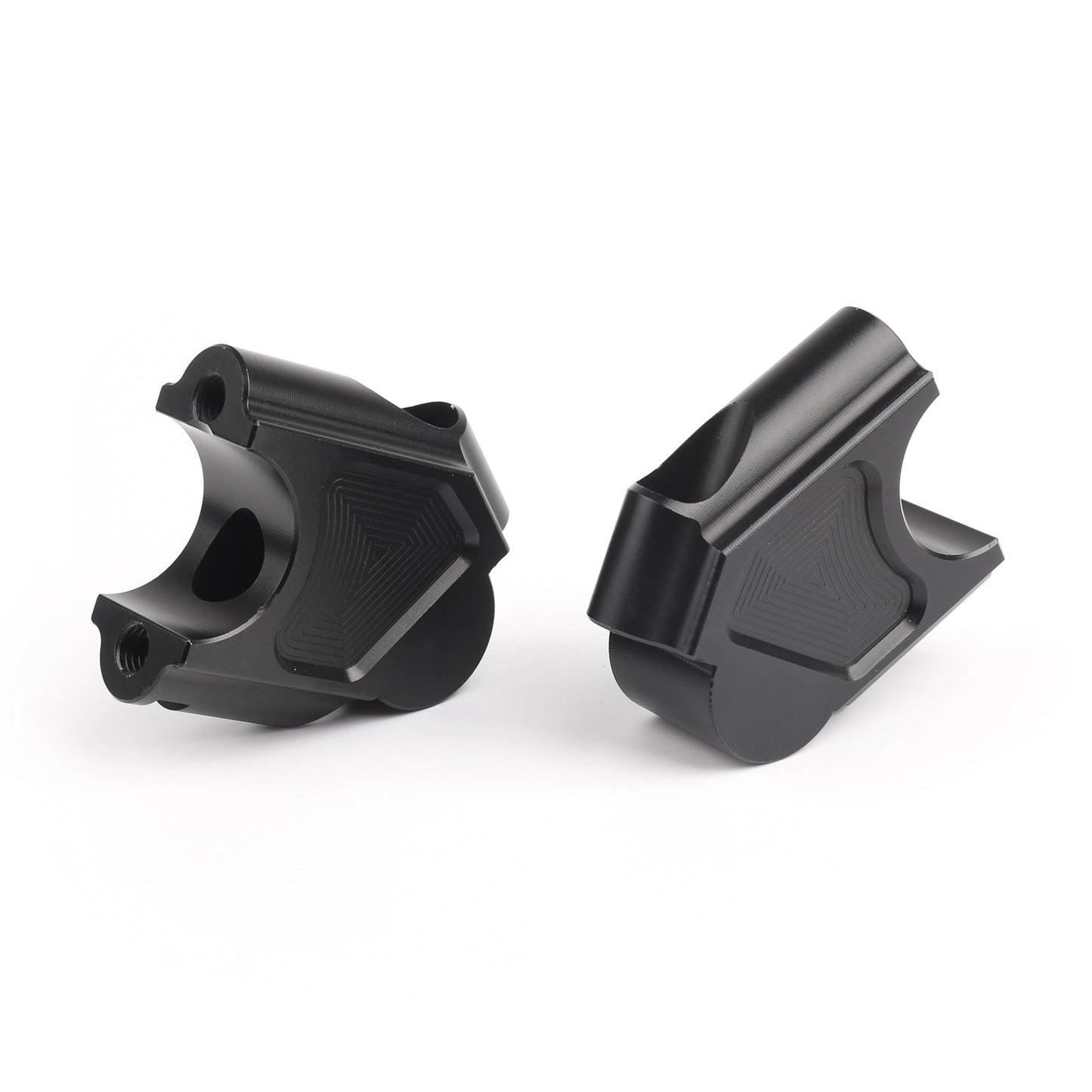 Pair Black Motorcycle Handlebar Riser Kit Moves Bar Up For For BMW F800GS 2008-2017