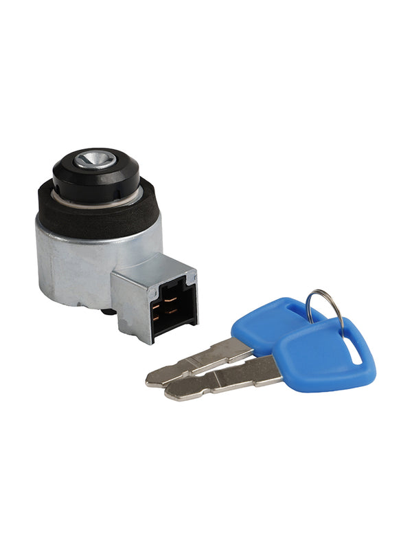 Interrupteur d'allumage avec 2 clés pour moteurs New Holland T1010, T1030, T1510 et T2410 (SBA385202601)