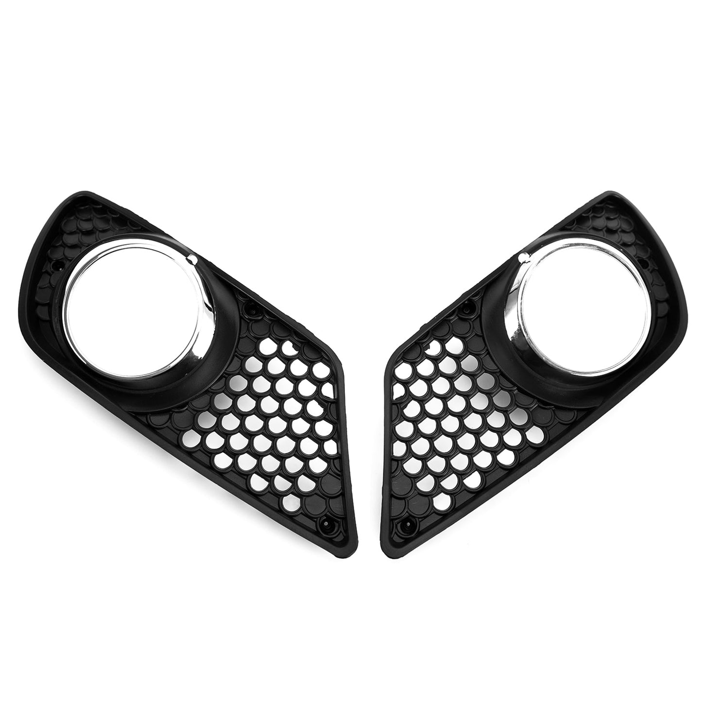 2008-2010 Mercedes Benz C-Class W204 A2048850353 Fog Light Grill Set Pair Front Bumper