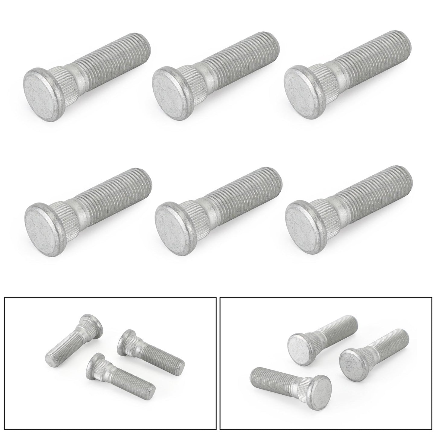 6pcs Front Wheel Stud Kit Fit For For Nissan Patrol GQ Y60 GU Y61 MQ For Ford Maverick