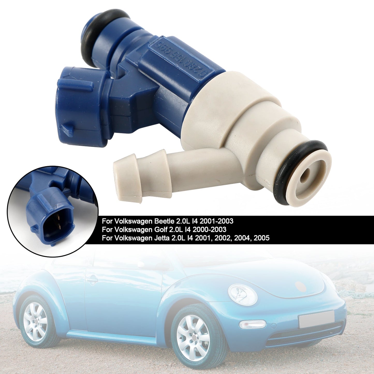 2001-2003 Volkswagen Beetle 2.0L I4 Fuel Injector 0280155995 0280156240 06A906031AC