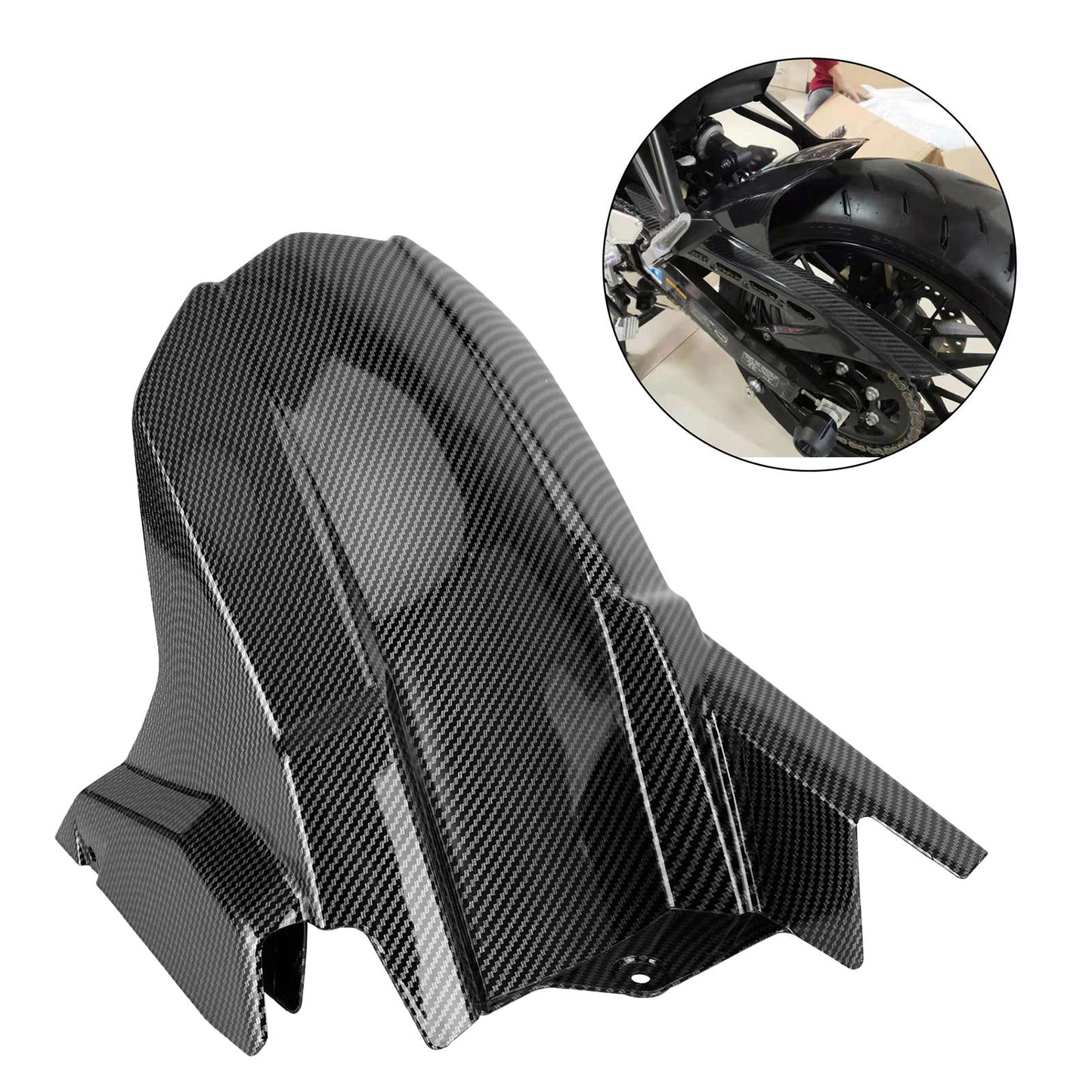 Garde-boue arrière de moto en carbone pour Kawasaki Z900 Z900RS 17-24