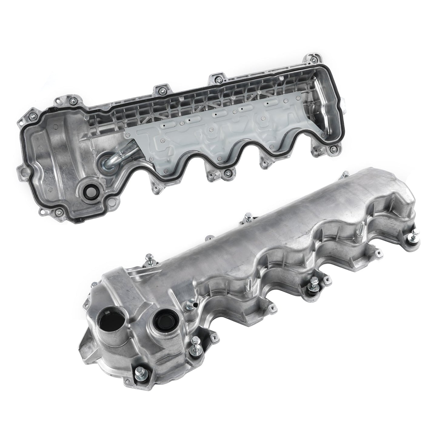 2006-2010 Ford Explorer Mercury Mountaineer V8 4.6L L+R Engine Valve Cover w/Gasket 9L1Z6582C 9L1Z6582D