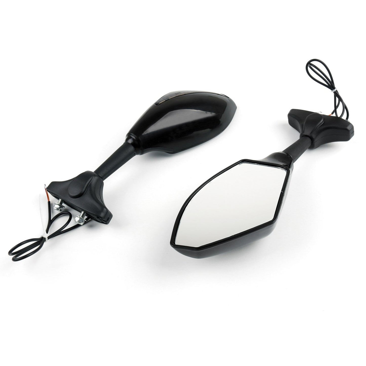 Paire de rétroviseurs latéraux avec clignotants à LED pour Honda CBR600F4i, CBR600F4, CBR600F, CBR250R