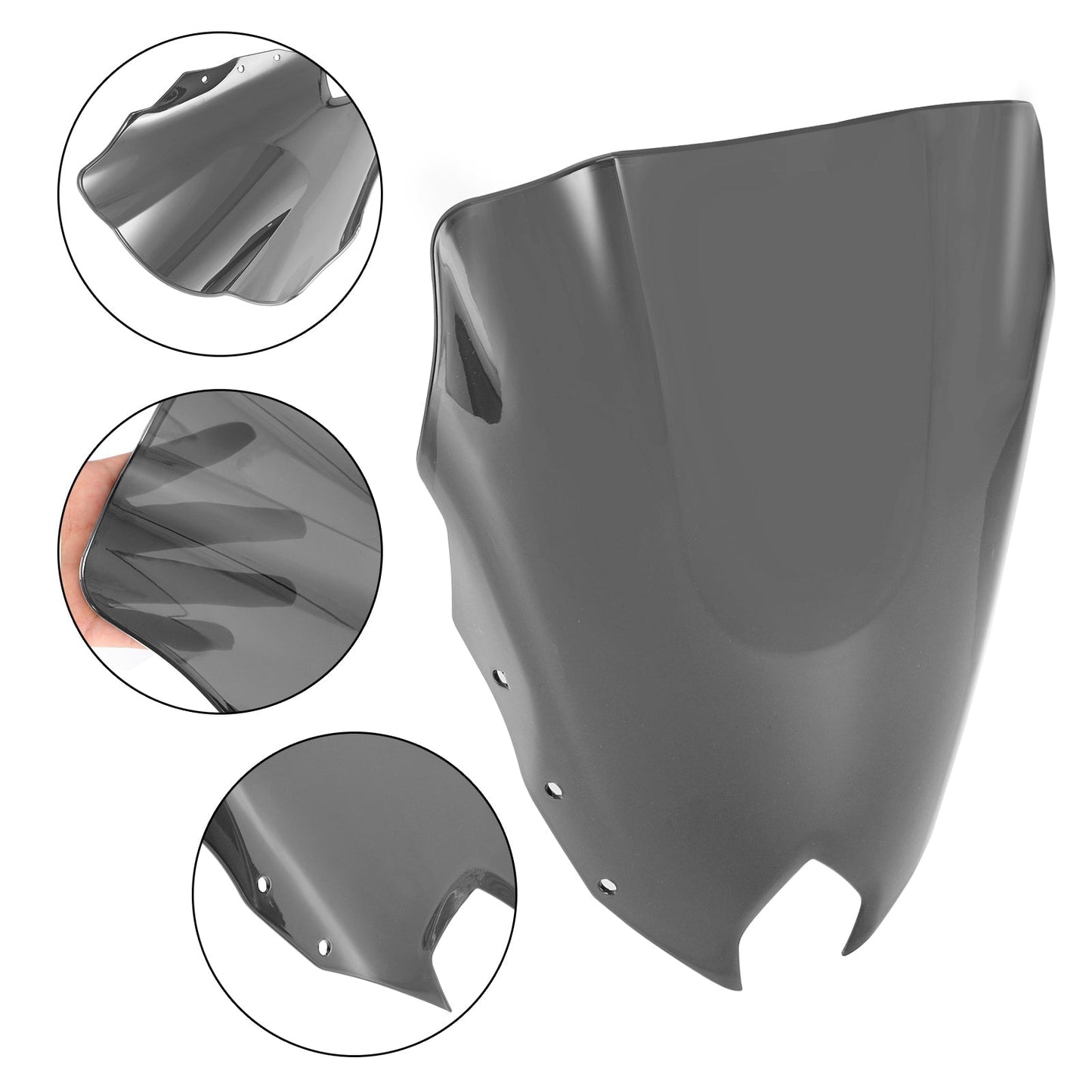 Pare-brise de moto ABS pour Yamaha FZ6R FZ-6R FZS600 2009-2015