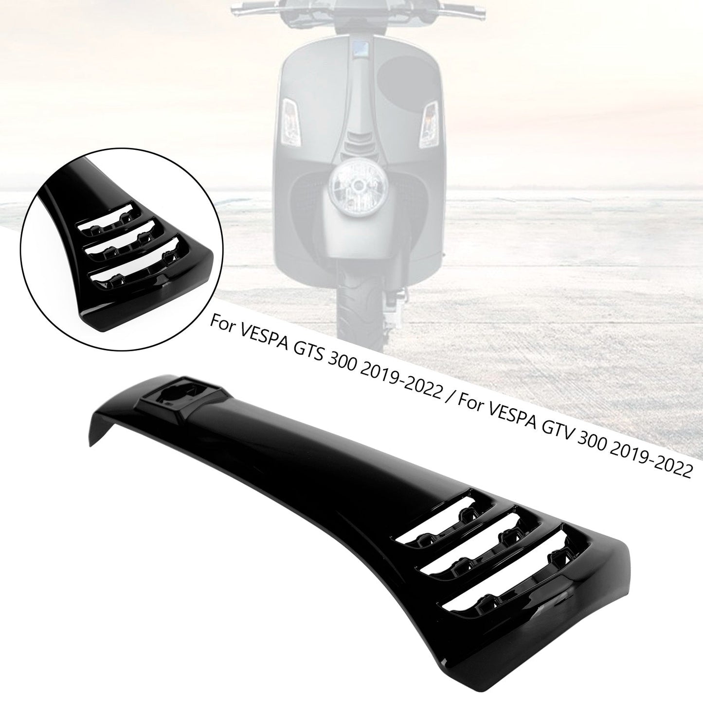 Couvre-culasse de klaxon de direction pour Vespa GTS300 GTV300 2019-2022