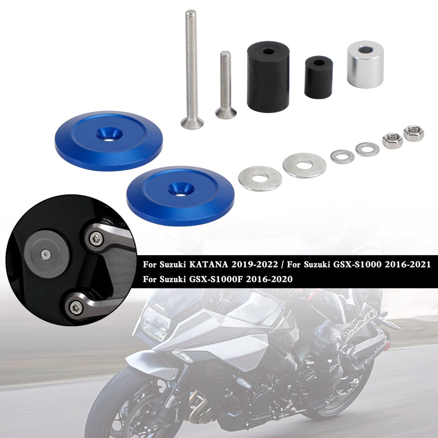 Bouchon de pivot de bras oscillant pour Suzuki Katana GSX-S1000 GSX-S1000F 2016-2021