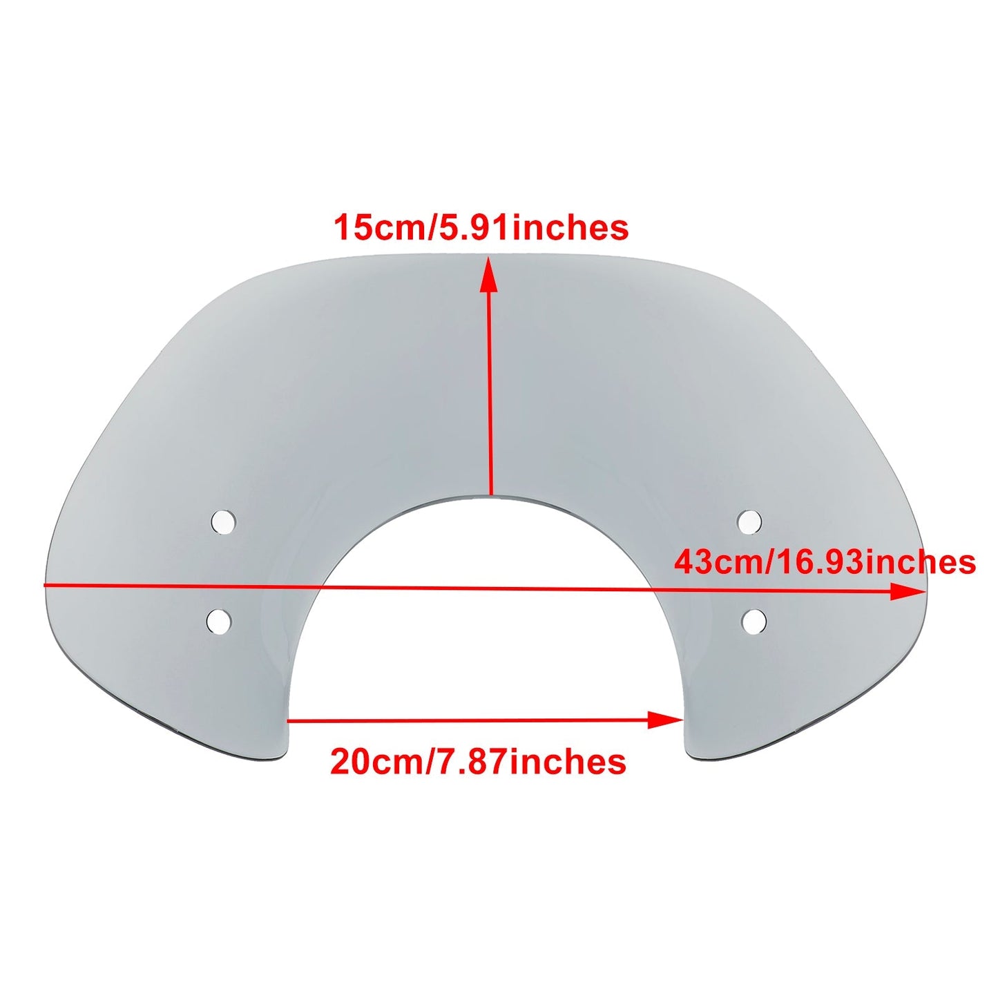 Pare-brise court pour Vespa GTS250 GTS300 2017-2022