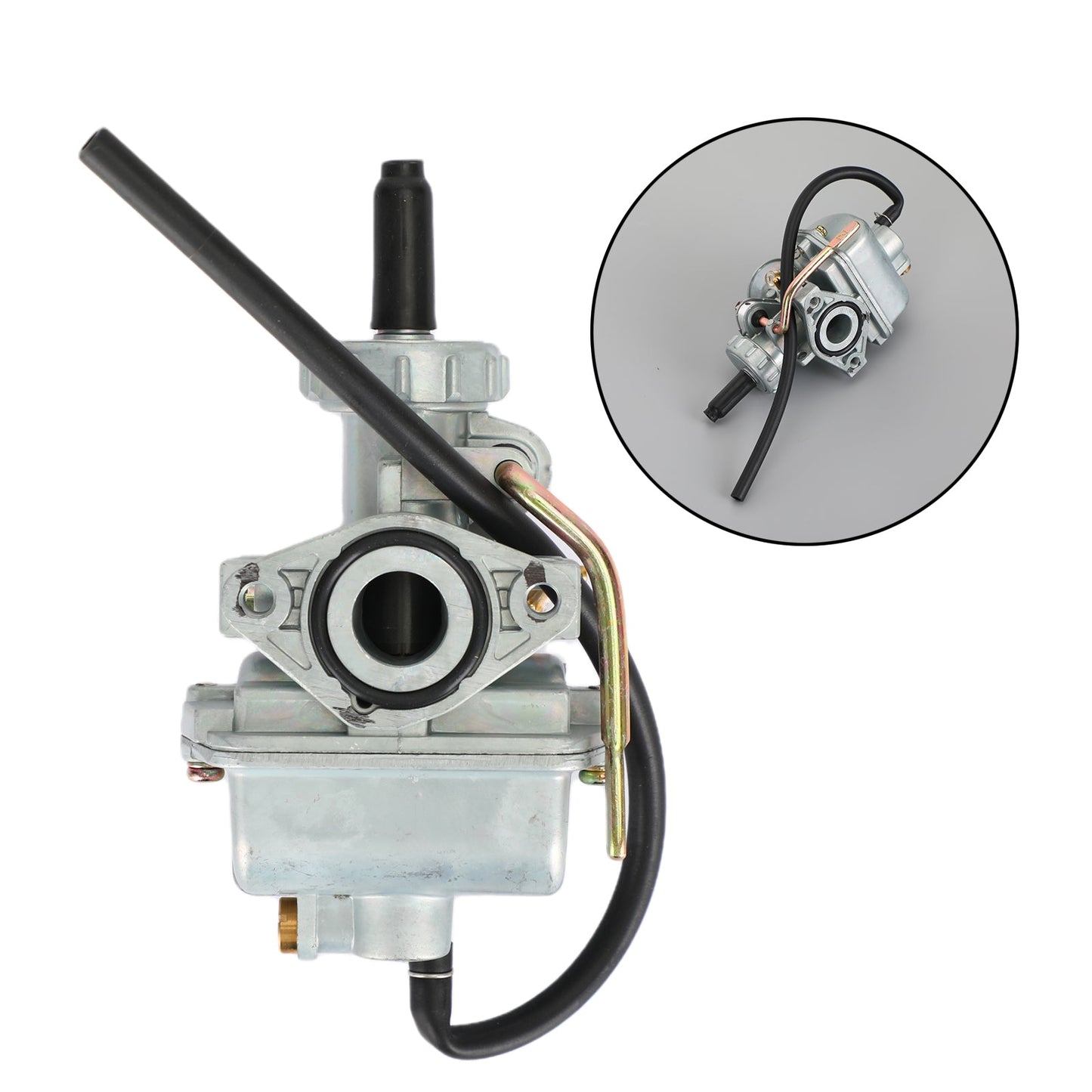 Carburateur PZ16 16 mm avec starter manuel pour VTT, motocross, karting, 50 cc, 70 cc, 90 cc, 110 cc