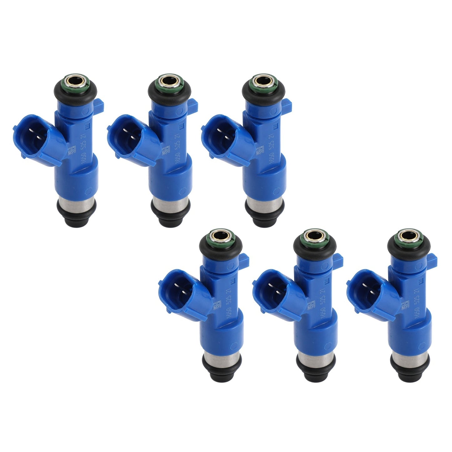 Inyectores de combustible para Nissan 370Z (2003-2015), 6 piezas: 63570, 16600-JF00A, 14002-AN001