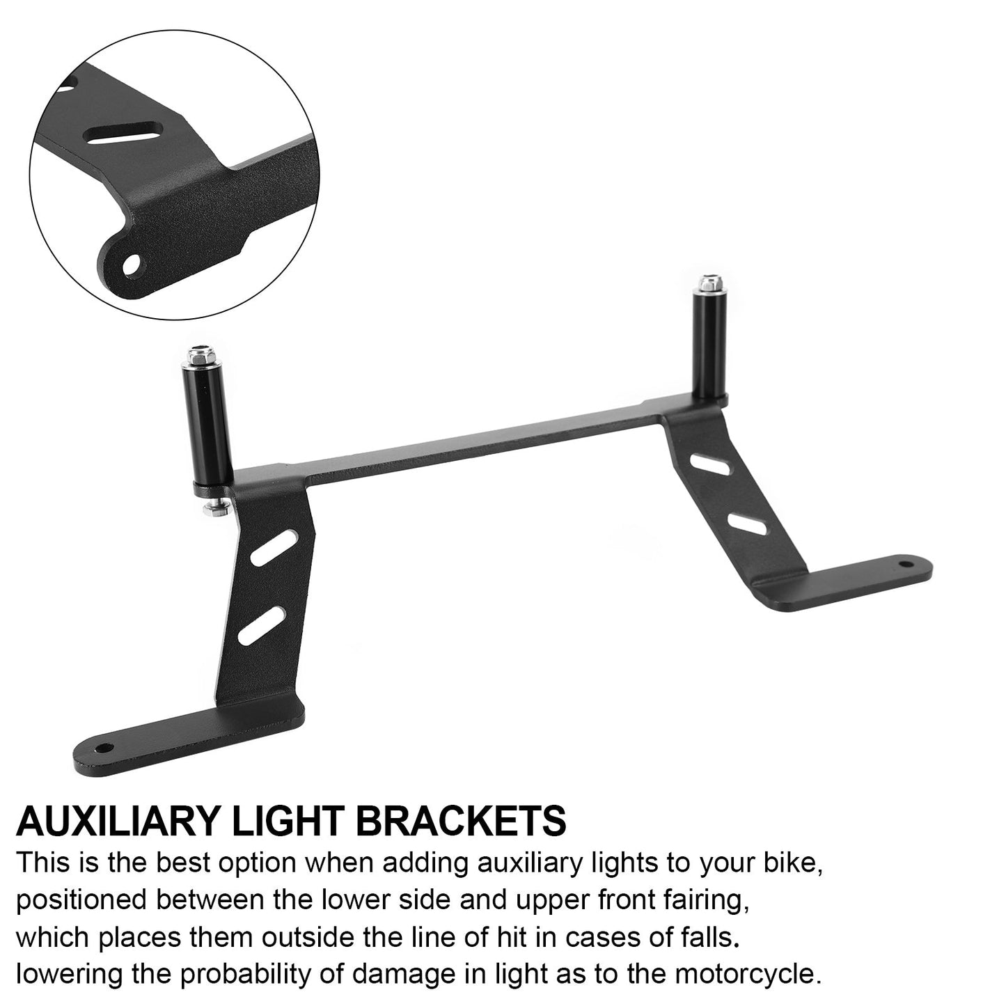 Auxiliary Light Mounting Bracket For BMW R1200GS R1250GS Adventure 2014-2021 Assosary
